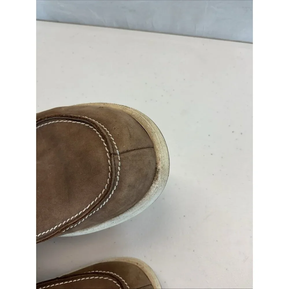Finn Comfort Brown Leather Moc Toe Lace Up Shoes Size‎ 9.5 - Picture 10 of 12